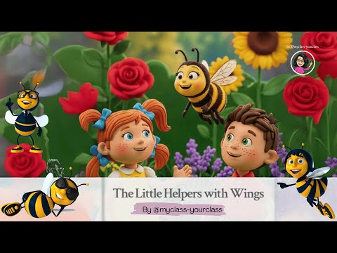 Bees: The Little Helpers with Wings - Story for kids