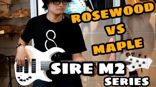 Video thumbnail for Sire Bass M2 2nd Generation Sound Sample - Rosewood vs Maple by Sire Indonesia Official