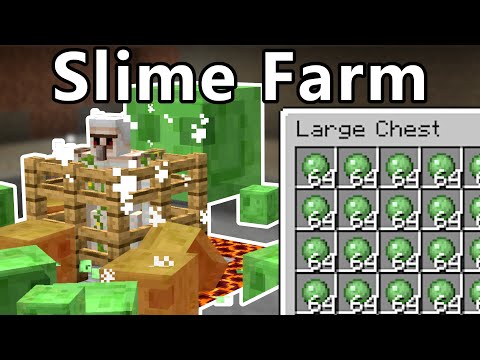 Slime Farm | Minecraft 1.20+