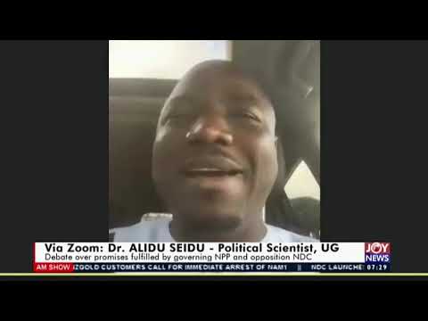 Election 2020: Only 14% of NPP’s 2016 manifesto delivered - Ablakwa - AM Show on JoyNews (16-6-20)