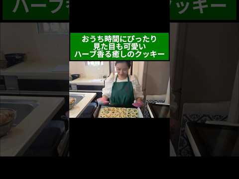 医療ビジネス薬科学科 🌿おうち時間にぴったり 見た目も可愛いハーブ香る癒しのクッキー🌿#shorts #ハーブ #体質改善 #タイム #イタリアンパセリ #ローズマリー #チャービル