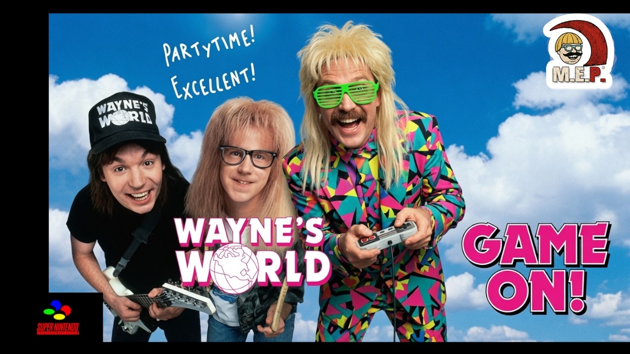 WAYNES WORLD (1993) - Super Nintendo Retro Show [Was is das dann für 1 Ding!?]
