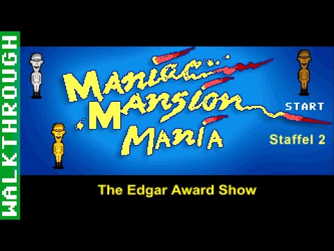 Maniac Mansion Mania Staffel 02 Edgar Award Longplay (Deutsch) (PC, Win) - Unkommentiert