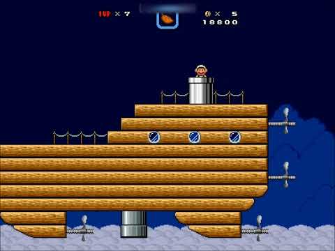 Super Mario Bros. X (SMBX) - Airship Attack - All Bosses [Boss Rush]
