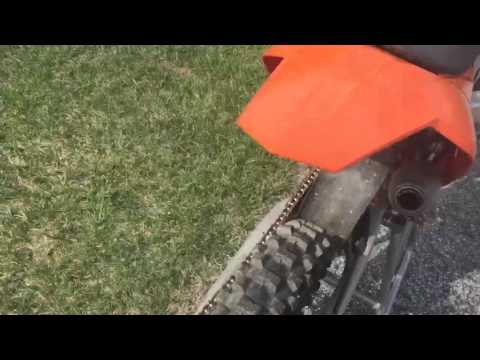 KTM 144 SX walk around and start up