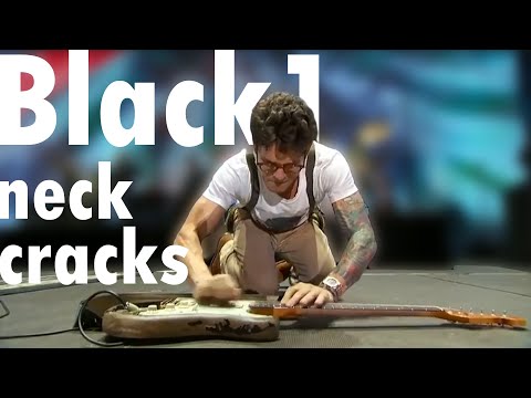 John Mayer - Black1 Stratocaster Neck Cracks During Gravity Solo