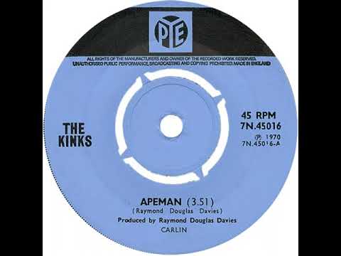 UK New Entry 1970 (226) The Kinks - Apeman