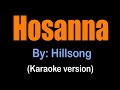 HOSANNA - Hillsong (Karaoke version)
