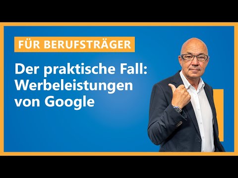 The practical case: Google's advertising services