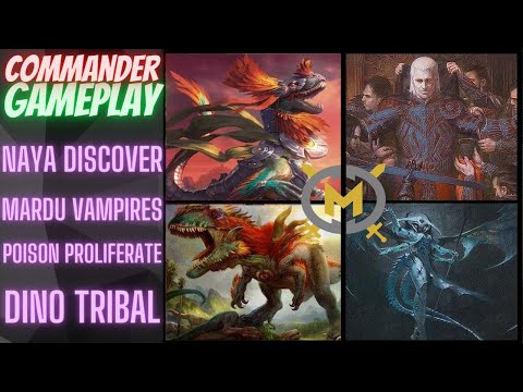 Commander Game - Pantlaza, Edgar Markov, Atraxa, Gishath - EDH Format