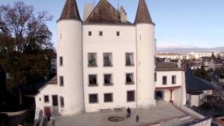 preview picture of video 'Château de Nyon, DJI Phantom v1.1.1 - Zenmuse H3-3D'