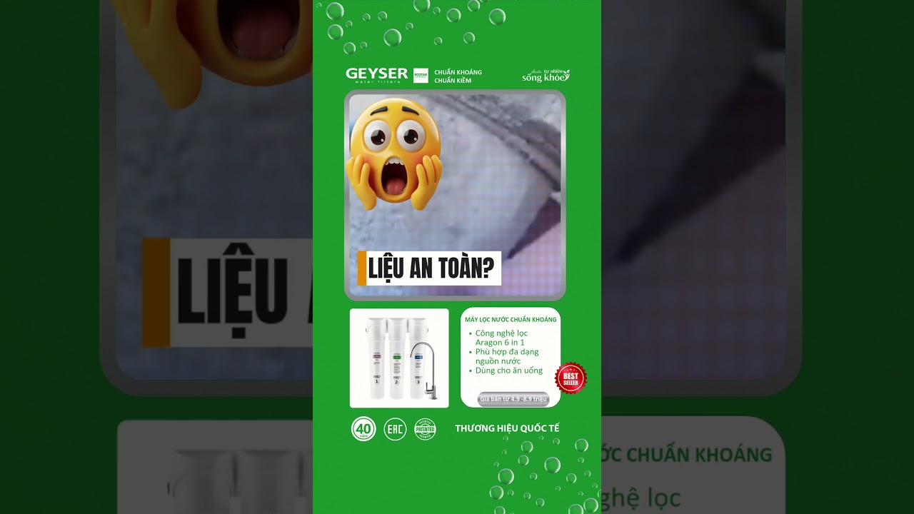 Lắp đặt máy lọc nước nhập khẩu cao cấp từ Nga Geyser Ecotar 4 smart thay cho máy RO cũ nhiều lõi vì sức khỏe gia đình