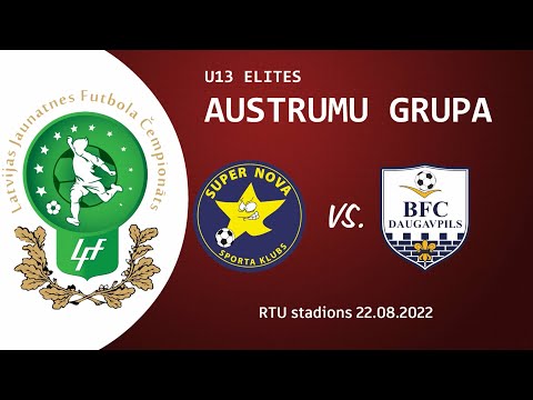 SK Super Nova vs. BFC Daugavpils | Elites Austrumu-Ziemeļu Grupa U-13 2022
