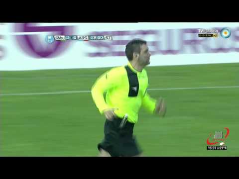 PENAL Y GOL DE LUNA SAN MARTÍN DE SAN JUAN  4 ARSENAL 0 - FECHA 6 (08/09/12)