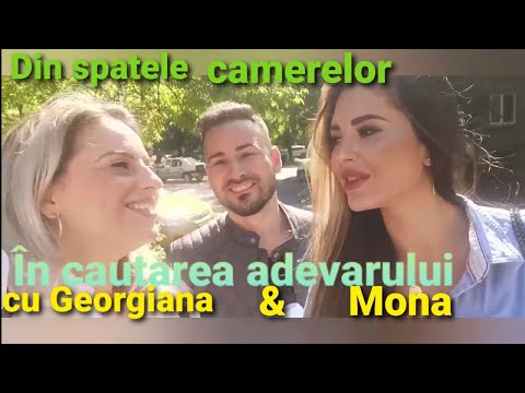 Din spatele camerelor cu @GeorgianaNastase si Mona de la In cautarea adevarului