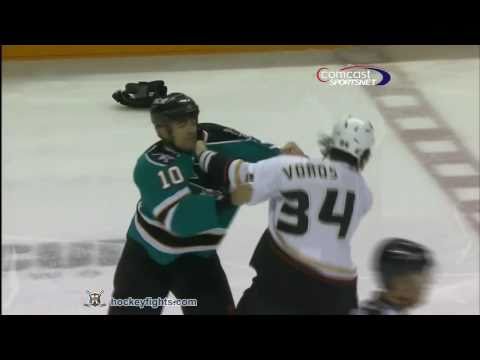 Aaron Voros vs Jamal Mayers & Kyle Chipchura vs Scott Nichol Oct 30, 2010