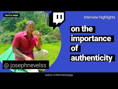 Highlight: Joseph Nevels on the importance of authenticity