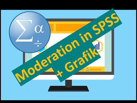 Moderation + Grafik in SPSS (einfachster Weg ~ 7 Minuten) mit PROCESS