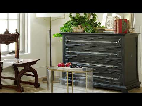 Hazel Waxed Ebony Chest from Gabby