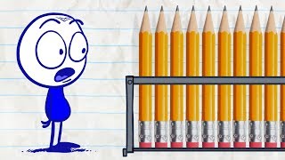 Pencilmate Can't Remember his Password! -in- PENCILMATRIX - Pencilmation Cartoons for Kids