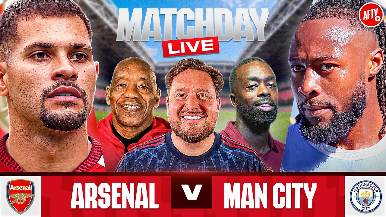 Arsenal vs Man City | Match Day LIVE | Community Shield