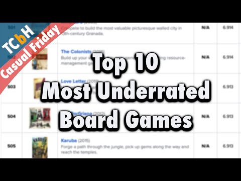 TCbH's Top 10 Most Underrated Board Games of All Time