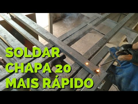 Como Soldar Metalon Rápido/ chapa 20