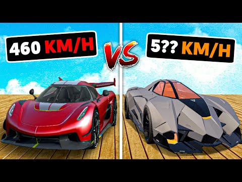 Koenigsegg Jesko vs Lamborghini Egoista - Extreme Car Driving Simulator 2022