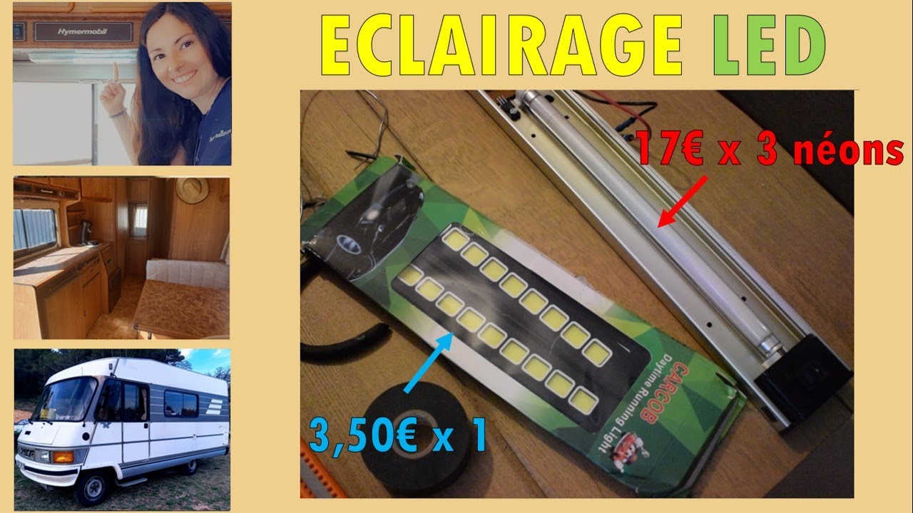COMMENT METTRE DES LEDS A PETIT PRIX DANS UN CAMPING CAR
