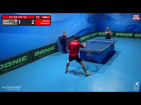 21:30 Valerii Tatarynov  1 - 3 Mykola Halynskyi West 5 WIN CUP 18.10.2022 | TABLE TENNIS WINCUP