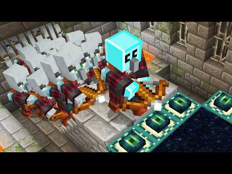 Minecraft but Pillagers Beat the Game