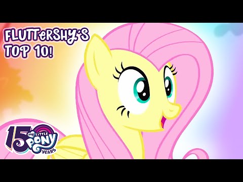 Fluttershy - Top 10 Episodes 🦋 My Little Pony Friendship Is Magic 15th Anniversary 🎉 Full Episodes