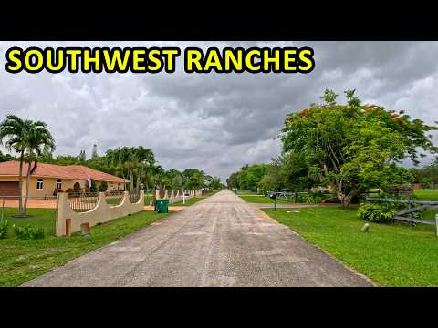 Southwest Ranches Florida Driving Through