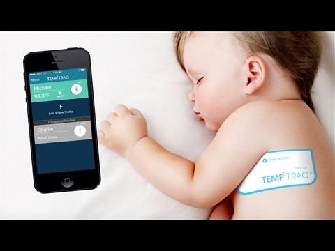 TempTraq's Wireless Patch Takes a Baby's Temperature