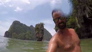 preview picture of video 'Travel with Johnny | James Bond Island | Khao Phing Kan | Thailand ( Ταϊλάνδη )'