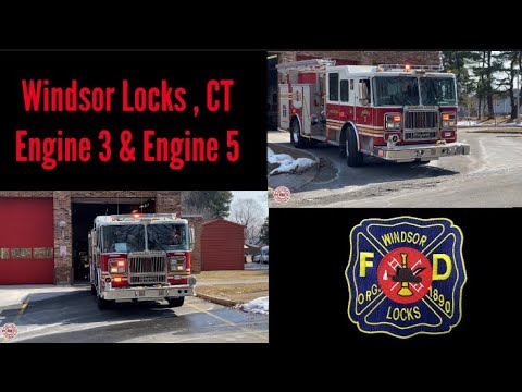 *Windsor Locks, CT Engine 3, Engine 5 & Car 1* Responding HOT to gas odor in commercial building. ￼