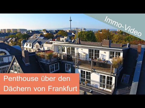 Immobilienvideo: Penthousewohnung mit Skylineblick im Holzhausenviertel Frankfurt