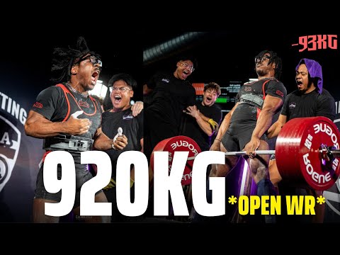 He just BROKE the OPEN WORLD RECORD as a 19 YEAR OLD