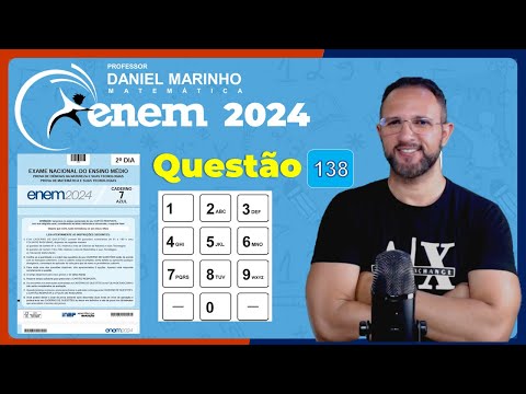 🔴 RESOLUÇÃO DO ENEM 2024 | MATEMÁTICA | CADERNO AZUL - Questão 138