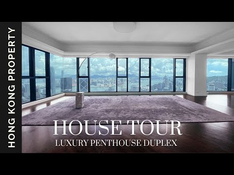 🇭🇰 4K HOUSE TOUR | LUXURY DUPLEX PENTHOUSE WITH STUNNING VIEWS | Hong Kong