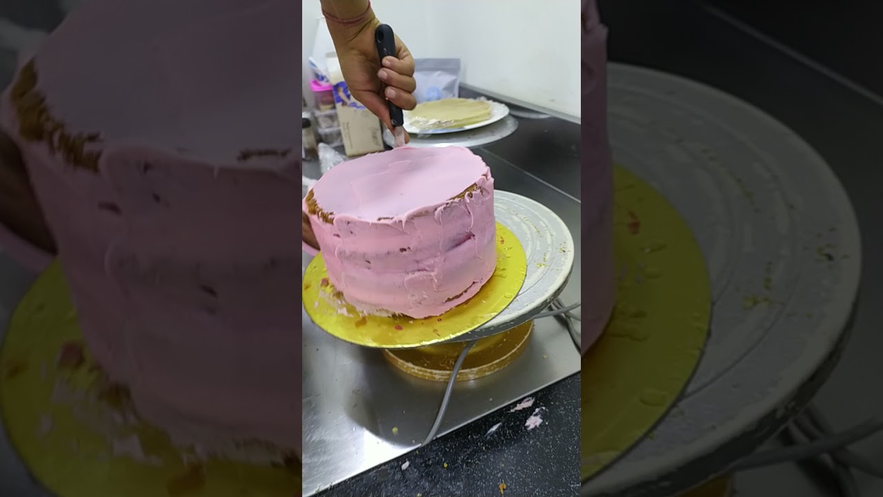 part 7 Raspberry litchi cake 😋❤️