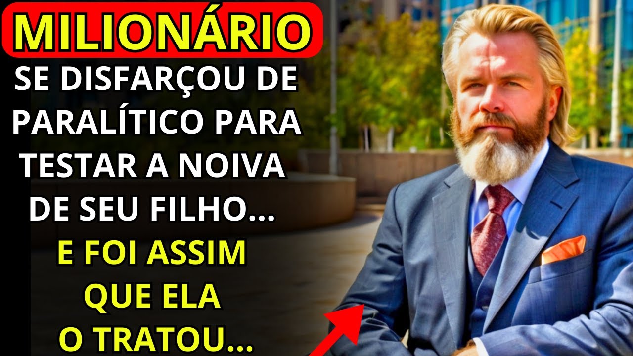 UM MILIONÁRIO SE DISFARÇOU DE PARALÍTICO PARA TESTAR A NOIVA DO SEU FILHO... VEJA O QUE ACONTECEU...