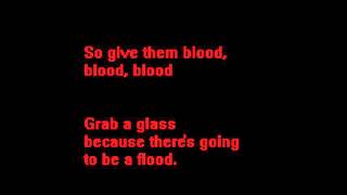 Blood My Chemical Romance lyrics