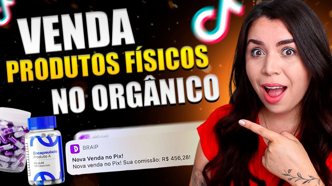 Como vender Produtos Físicos SEM APARECER | VENDA NO ORGÂNICO USANDO O TIKTOK
