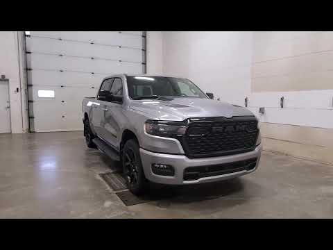 2025 Ram 1500 Sport 4x4 Crew Cab 5'7" Box in Silver for sale at Indian Head Chrysler Dodge Jeep Ram Ltd. in Indian Head, SK