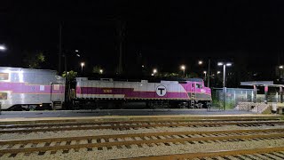 MBTA Commuter Rail #385 Into Gallagher Terminal in Lowell - August 7, 2026