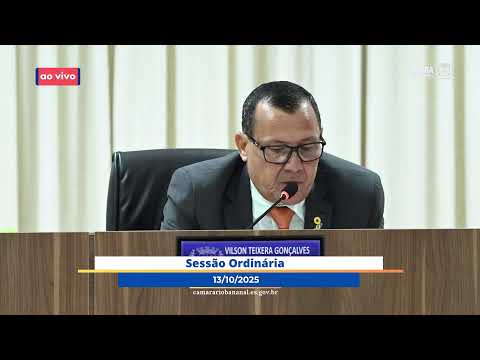 Câmara Municipal de Rio Bananal ao vivo 13/10/2025