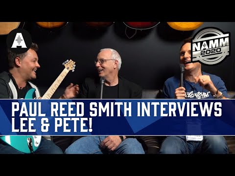Paul Reed Smith Interviews Lee & Pete! - NAMM 2020