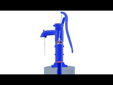 How a hand pump works