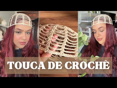 TOUCA ou HEADPIECE em CROCHÊ